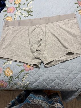 Amazon Essentials Men's Light Gray New With Out Tags Boxer Briefs